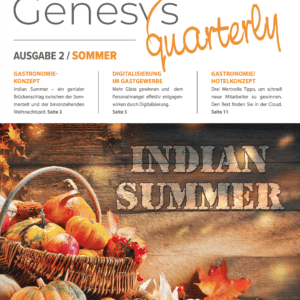 Hotellerie und Gastronomie Zeitung Sommerausgabe. Genesys - das HoGa Netzwerk mit den kreativen Köpfen. Jetzt lesen! Hier gehts zum Download: